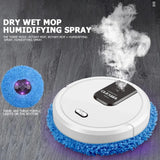 3-in-1 Smart Cordless Vacuum & Mopping Robot with Wet/Dry Cleaning & Auto Spray