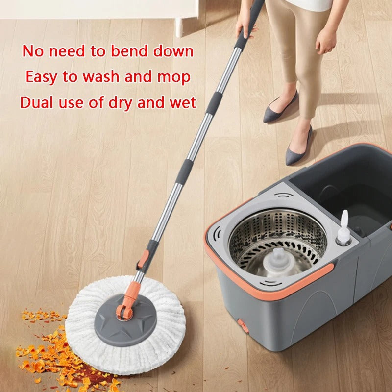 Multifunctional Household Cleaning Mop Bucket with Rotatable Design for Efficient Stain Removal