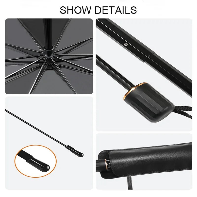 Car Sun Shade Umbrella for Windshield – Foldable Heat & UV Shield Cover