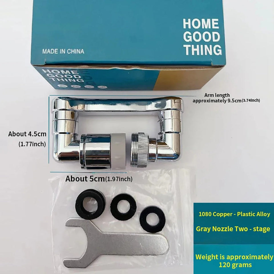 1080° Robotic Arm Faucet – Hassle-Free Dishwashing & Sink Cleaning