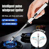 Windproof Electric Rechargeable Lighter With 360° Flexible Neck