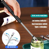 Windproof Electric Rechargeable Lighter With 360° Flexible Neck