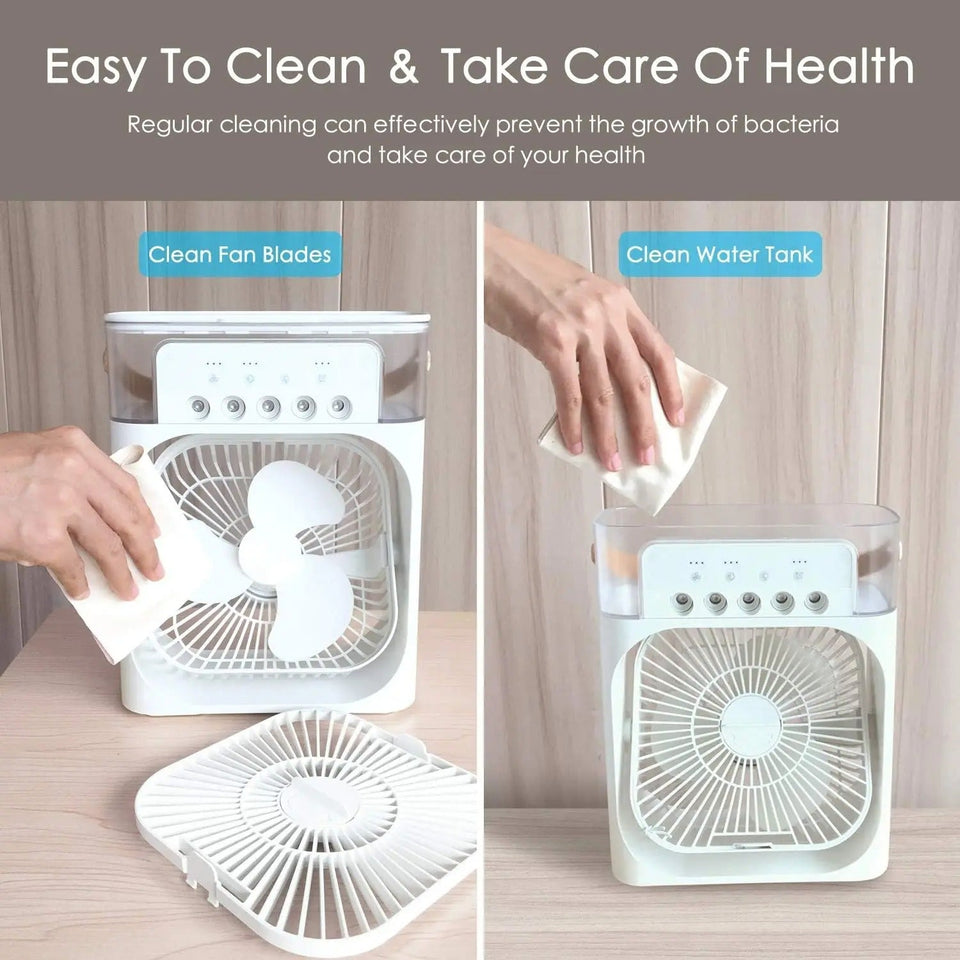 DealsMall.pk™ - 3 In 1 Air Humidifier Water Cooling Fan