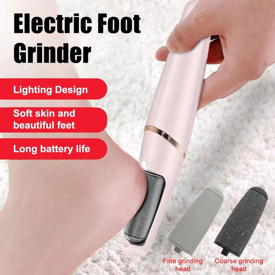 Electric Foot Callus Remover & Grinder – Rechargeable Foot File with Vacuum for Cracked Heels & Dead Skin
