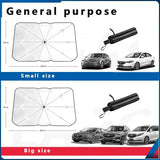 Car Sun Shade Umbrella for Windshield – Foldable Heat & UV Shield Cover