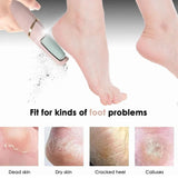 Electric Foot Callus Remover & Grinder – Rechargeable Foot File with Vacuum for Cracked Heels & Dead Skin