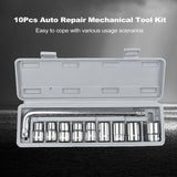 10 Piece High Quality Socket Wrench Set Spanner - Best Quality Tool Kit