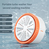 Mini Washing Machine Portable Ultrasonic Turbine Washer