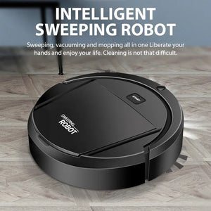 Automatic Portable Mini Home Floor Robotic Vacuum Cleaner – USB Rechargeable