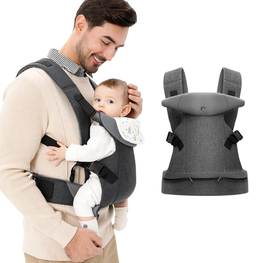 Baby Sling Carrier 4-in-1 Ergonomic Baby Backpack Carrier - Easily Adjustable Portable Babies Bag