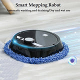 3-in-1 Smart Cordless Vacuum & Mopping Robot with Wet/Dry Cleaning & Auto Spray