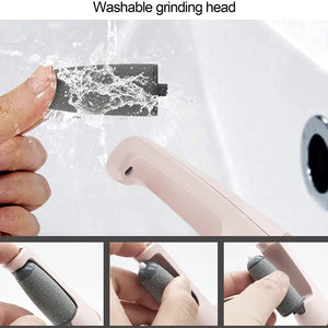 Electric Foot Callus Remover & Grinder – Rechargeable Foot File with Vacuum for Cracked Heels & Dead Skin