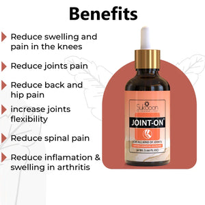 SUKOON JOINT ON OIL | For Joint Pain & Back Pain (30 ML)