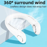Portable Mini Neck Air Cooler Fan – Rechargeable & Lightweight for Summer Comfort