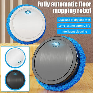 3-in-1 Smart Cordless Vacuum & Mopping Robot with Wet/Dry Cleaning & Auto Spray