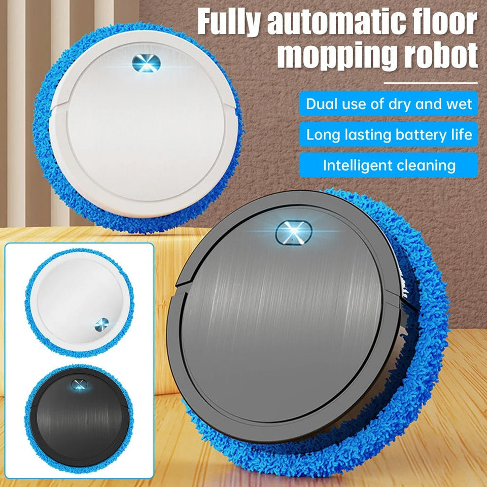 3-in-1 Smart Cordless Vacuum & Mopping Robot with Wet/Dry Cleaning & Auto Spray