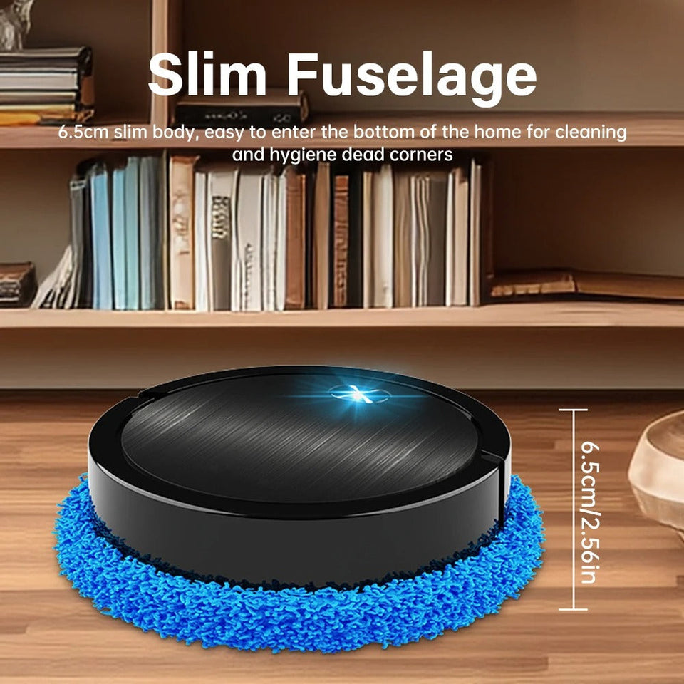 3-in-1 Smart Cordless Vacuum & Mopping Robot with Wet/Dry Cleaning & Auto Spray