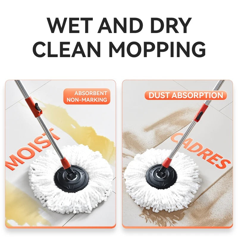 Multifunctional Household Cleaning Mop Bucket with Rotatable Design for Efficient Stain Removal