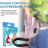 Sugar Control Acupressure Point Clip for Diabetic Treatment - Blood Glucose Relief Balance Relaxation Tension Anxiety Health Care