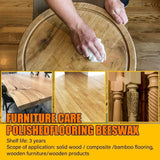 Beeswax Natural Wood Seasoning Polish - Beeswax Wood Care Wax (Buy 1 Get 1 Free)