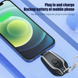 Ultra-Compact Keychain Power Bank – Fast Charging Pod for Travel & Daily Use