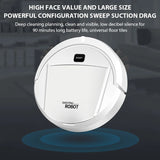 Automatic Portable Mini Home Floor Robotic Vacuum Cleaner – USB Rechargeable