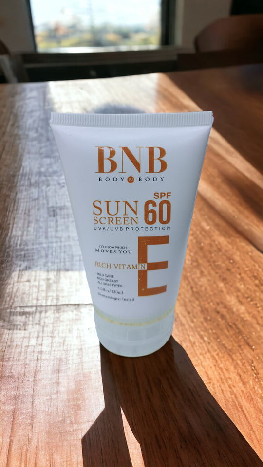 Bnb Sun Screen Spf-60 Rich Vitamin E (120ml)