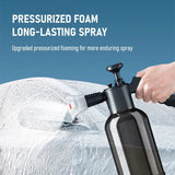 Hand Pump Foam Car Wash Sprayer Bottle - Automobile Wash Cleaning Tools