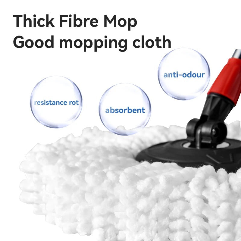 Multifunctional Household Cleaning Mop Bucket with Rotatable Design for Efficient Stain Removal