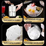 Manual Ice Crusher Smoothies Hail Ice Breaker
