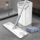 Mop Floor Squeeze Mop With Bucket – Hardwood & Wood Floor Rotary Scrubbing Mop