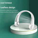 Portable Mini Neck Air Cooler Fan – Rechargeable & Lightweight for Summer Comfort