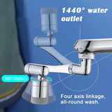1080° Robotic Arm Faucet – Hassle-Free Dishwashing & Sink Cleaning