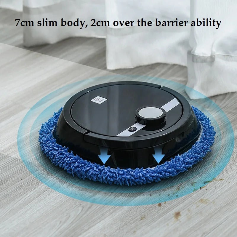 3-in-1 Smart Cordless Vacuum & Mopping Robot with Wet/Dry Cleaning & Auto Spray