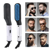 Man Hair Comb Brush Beard Straightener - Multifunctional Hair Straightening Comb