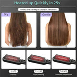 High Quality Electric Straighten Hair Brush - Professional Curler Straightener Comb