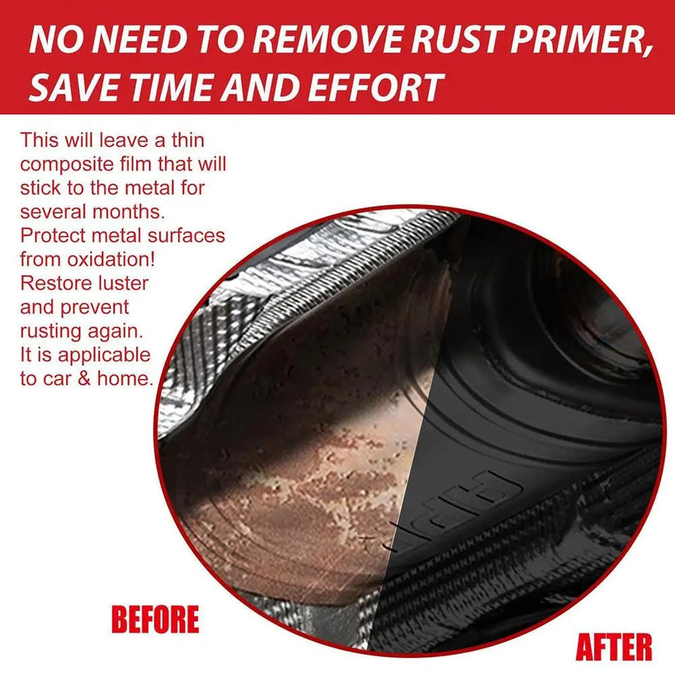 Water-based Metallic Paint With Brush - Anti Rust Protection Coating For Removing Rust From Metal