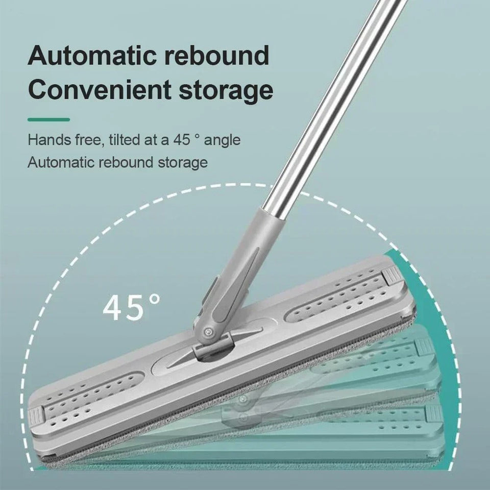 Mop Floor Squeeze Mop With Bucket – Hardwood & Wood Floor Rotary Scrubbing Mop