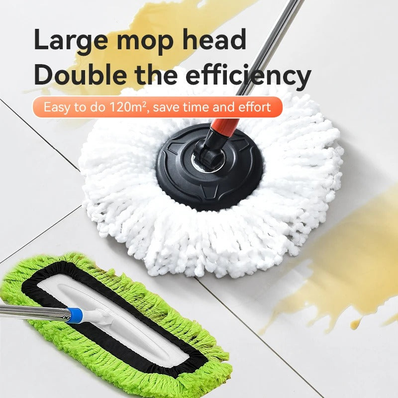 Multifunctional Household Cleaning Mop Bucket with Rotatable Design for Efficient Stain Removal