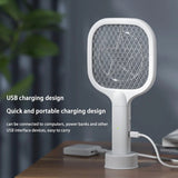 Durable USB Mosquito Swatter Trap - Mini Electric Shock Fly Bug Zapper