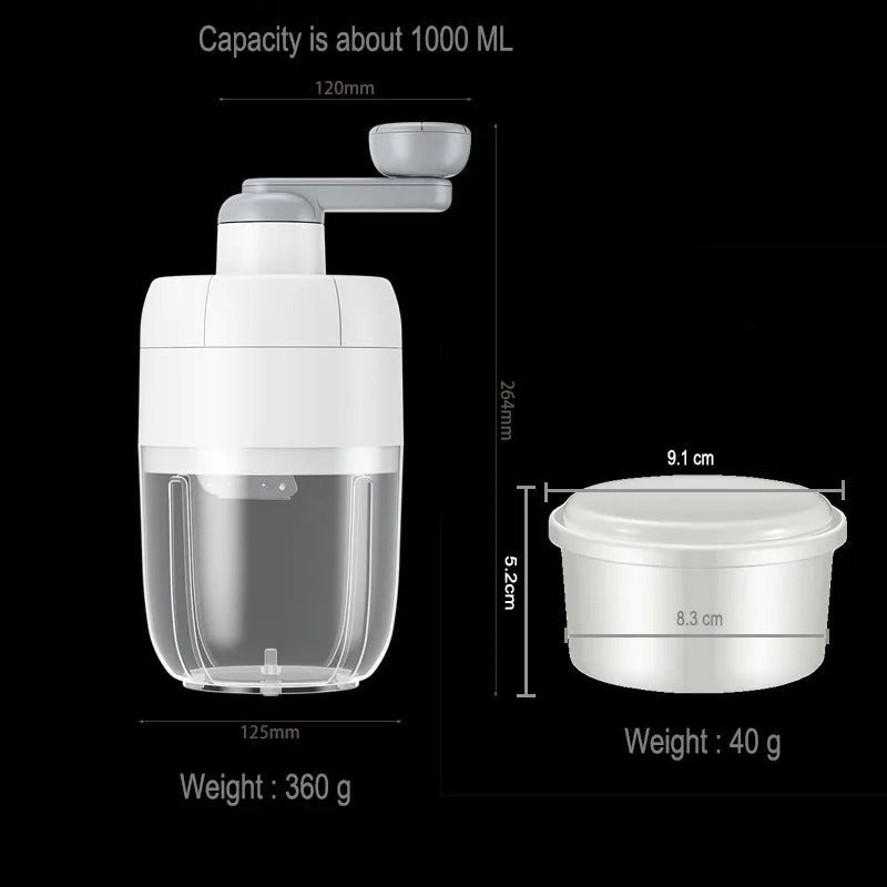 Manual Ice Crusher Smoothies Hail Ice Breaker