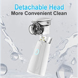 Portable Hand Nebulizer Inhalator - Silent Steam Nasal Humidifier Inhaler Nebulizer Asthma
