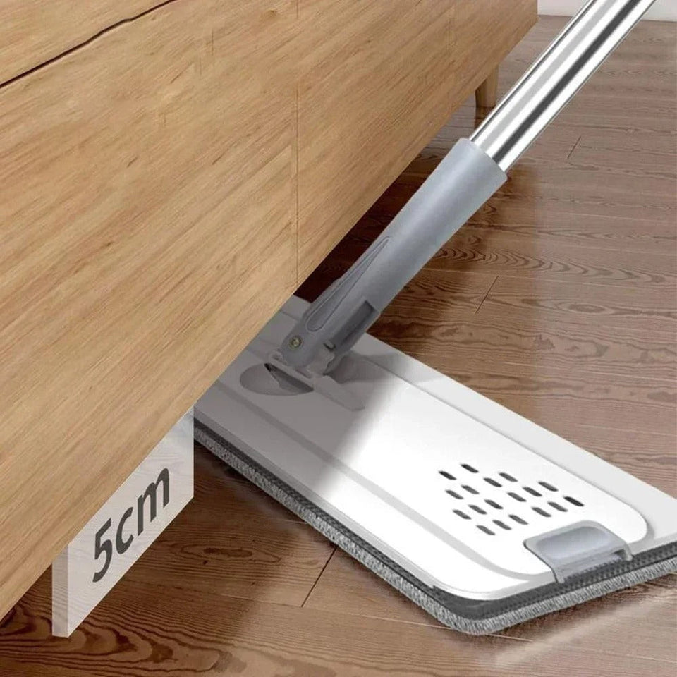 Mop Floor Squeeze Mop With Bucket – Hardwood & Wood Floor Rotary Scrubbing Mop