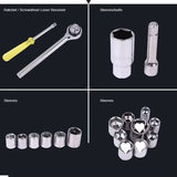 10 Piece High Quality Socket Wrench Set Spanner - Best Quality Tool Kit