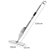 Microfiber Water Spray Mop For House Cleaning - 360° Mop For Wet And Dry Floor Cleaning