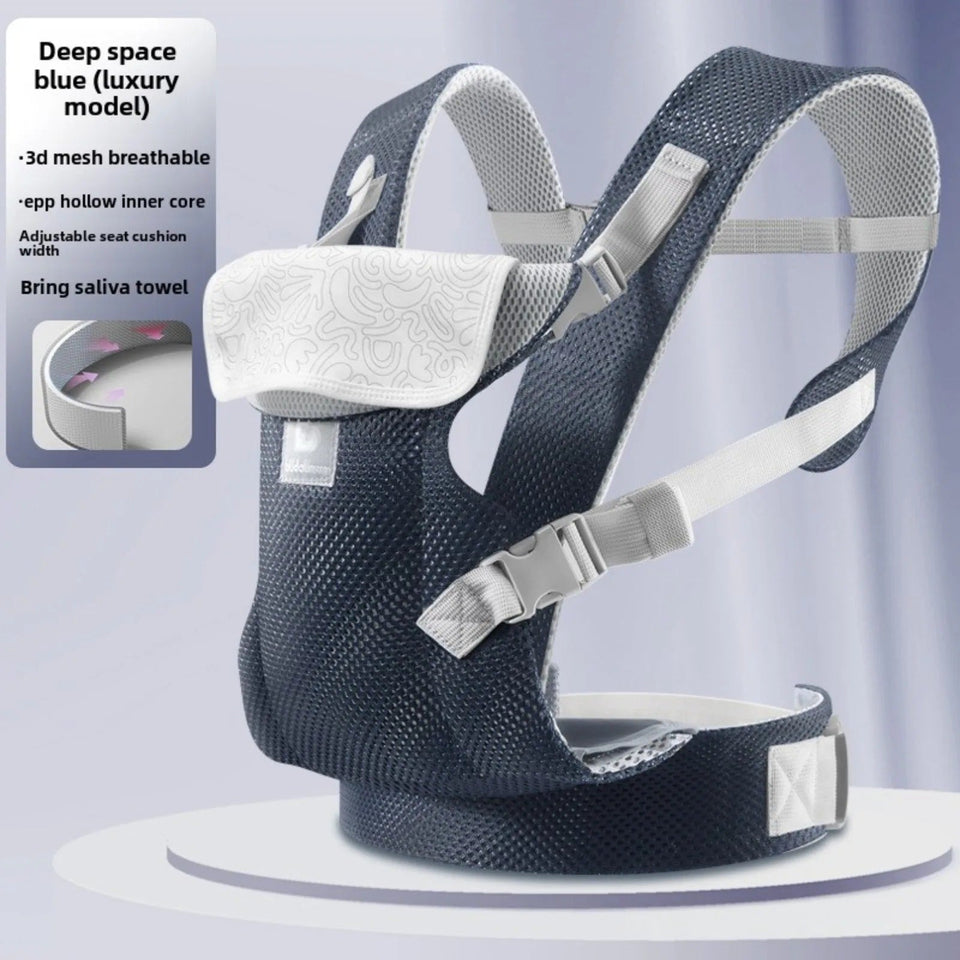 Baby Sling Carrier 4-in-1 Ergonomic Baby Backpack Carrier - Easily Adjustable Portable Babies Bag