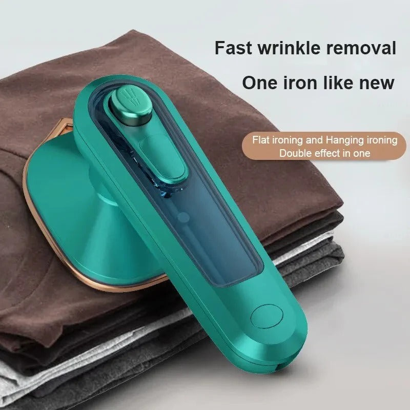 Portable Electric Steam Iron - Smooth, Crisp Clothes in Seconds