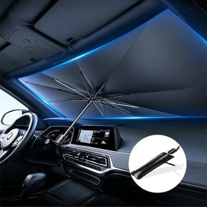 Car Sun Shade Umbrella for Windshield – Foldable Heat & UV Shield Cover