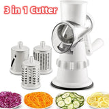 Multi-Functional Manual Drum Grater – Slice & Grate Veggies Fast for Easy Cooking