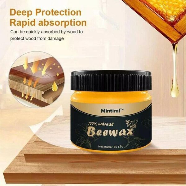 Beeswax Natural Wood Seasoning Polish - Beeswax Wood Care Wax (Buy 1 Get 1 Free)